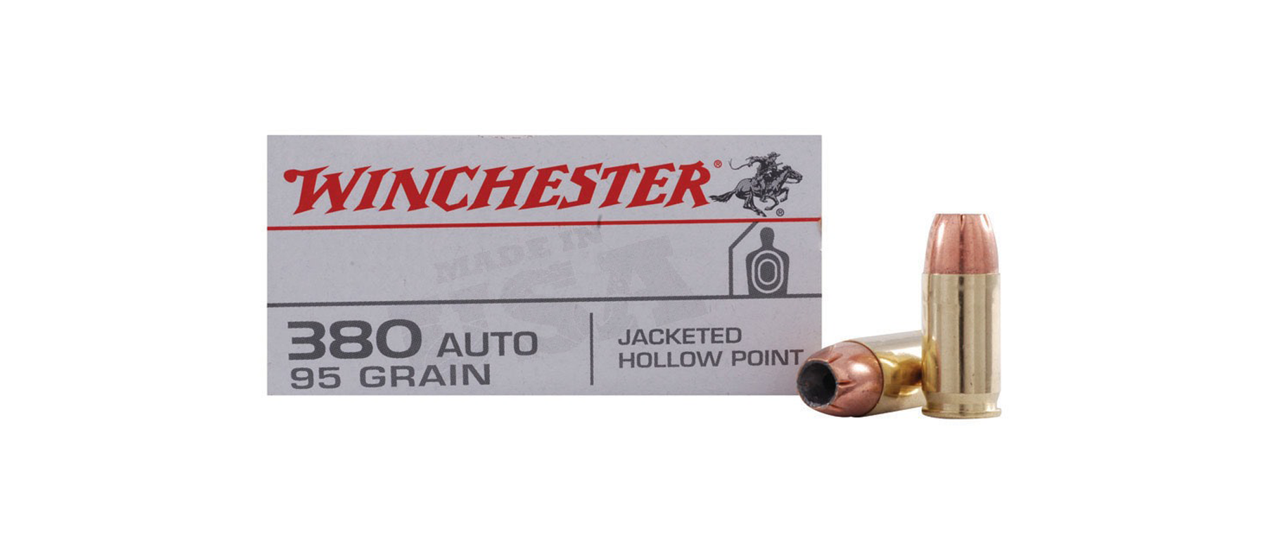 Balas calibre 380 (9mm corto) WINCHESTER 95 gr pun - LimaGuns: Armas