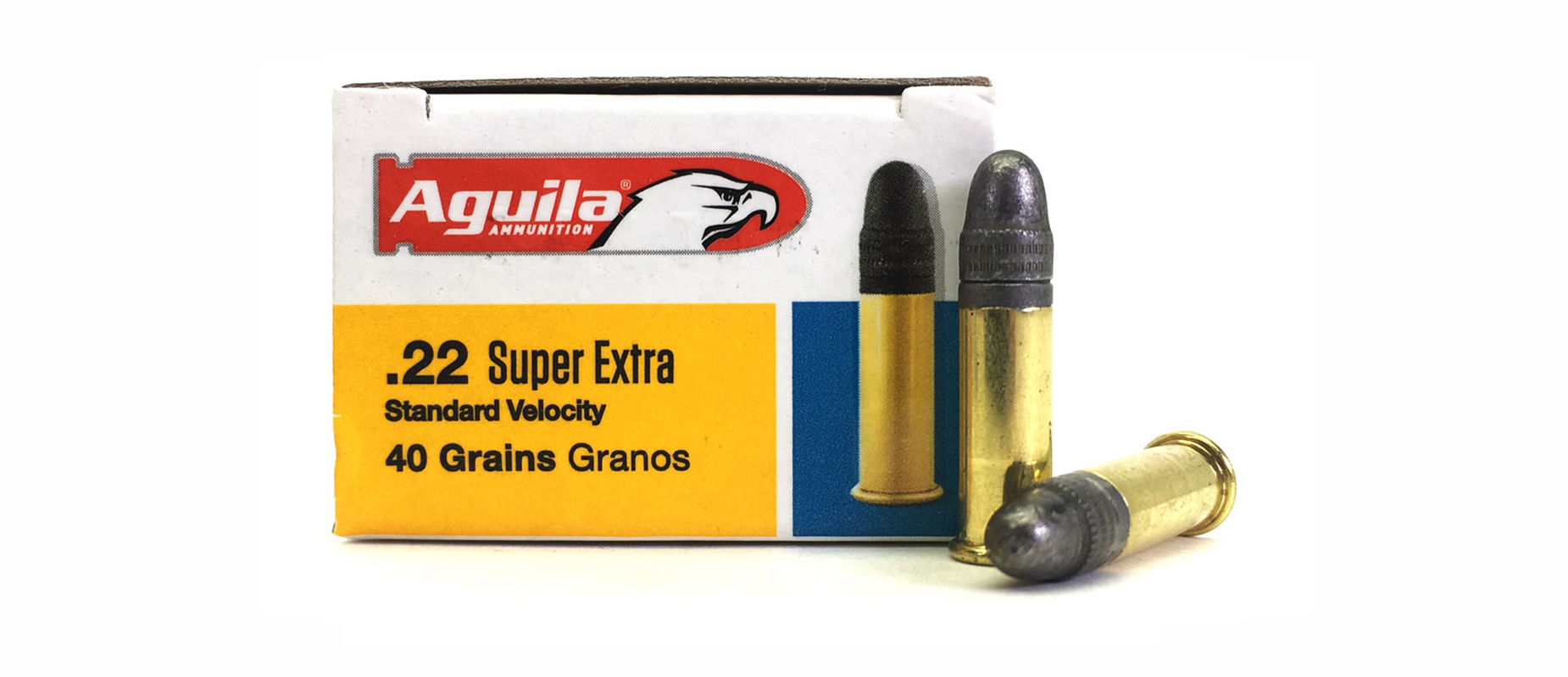 Balas calibre 22 AGUILA 40 gr Super Extra Standard - LimaGuns: Armas,  Municiones y Seguridad Personal